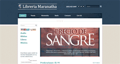 Desktop Screenshot of libreria-maranatha.com